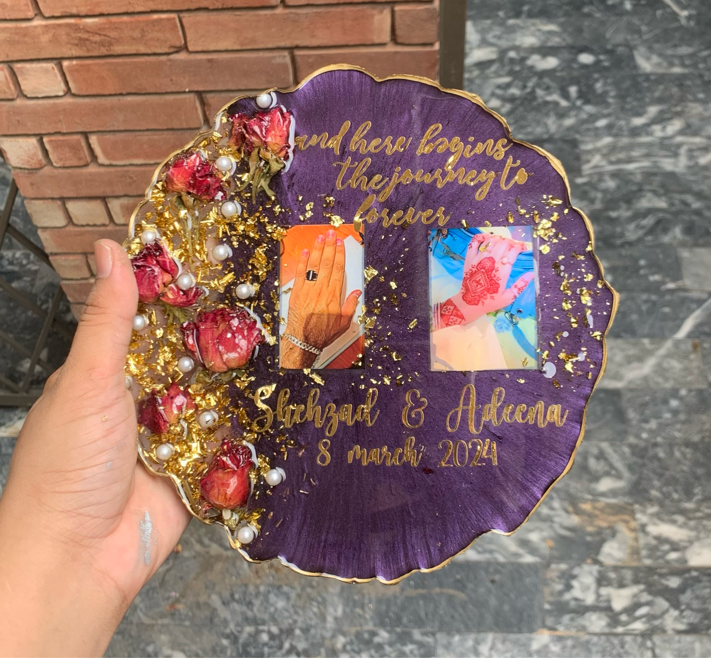 Flowers Plaque