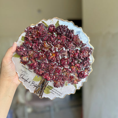 Roses Bouquet Resin Preservation