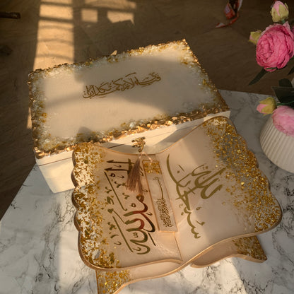Shimmer White Resin Rehal Set