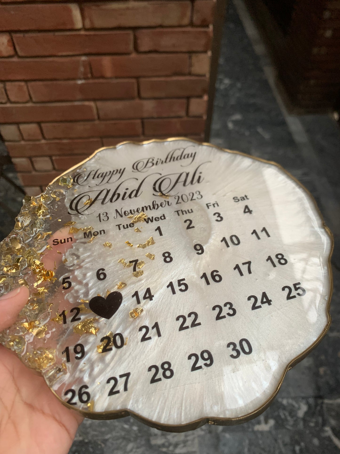 Happy Birthday Plaque