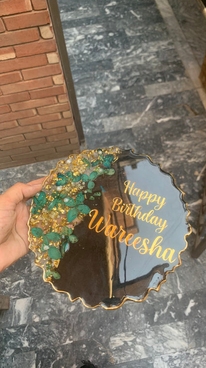 Customize Happy Birthday Plaque