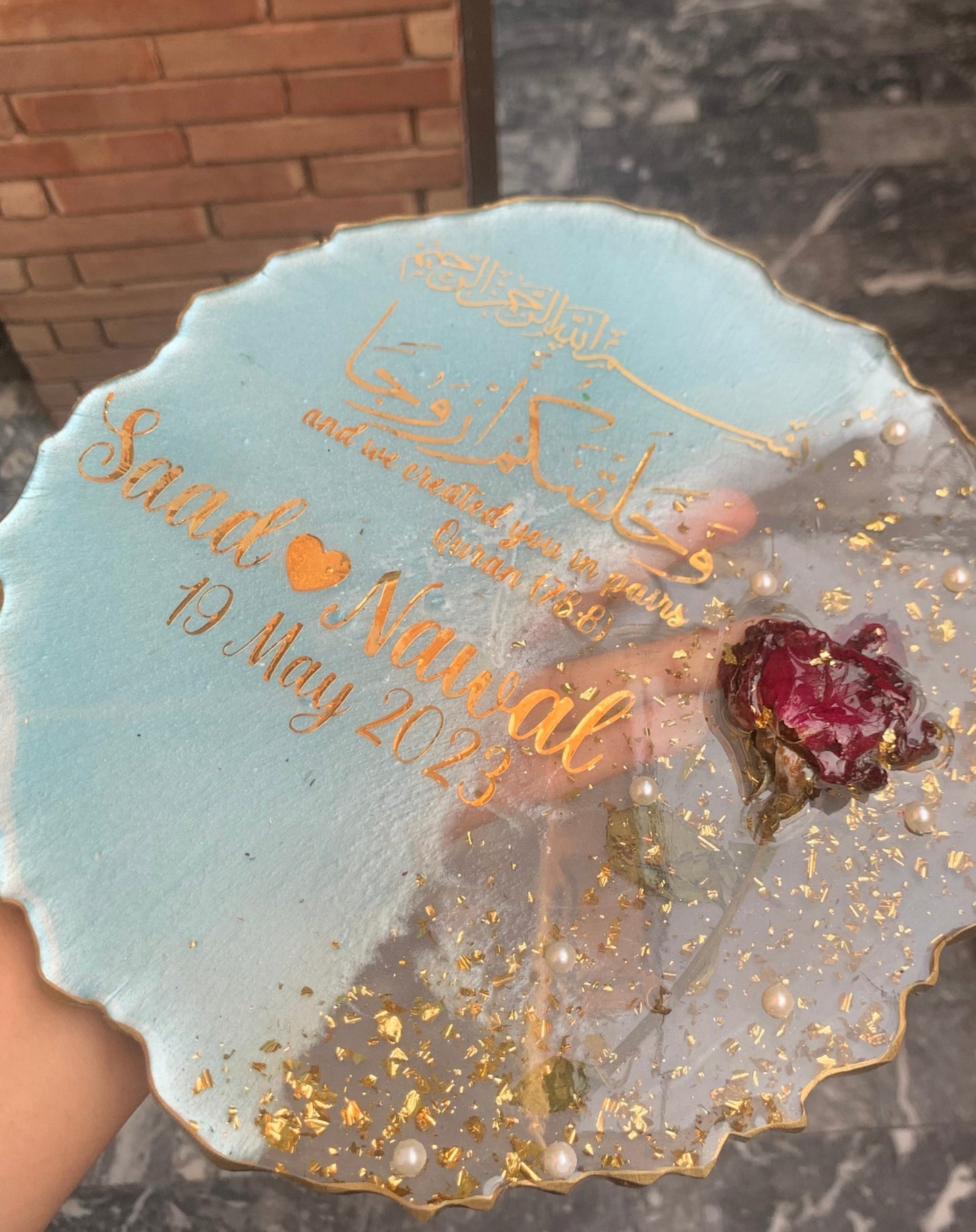 Engagement | Nikah Plaque | Rose Preserve