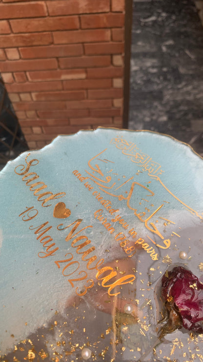 Engagement | Nikah Plaque | Rose Preserve