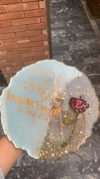Engagement | Nikah Plaque | Rose Preserve