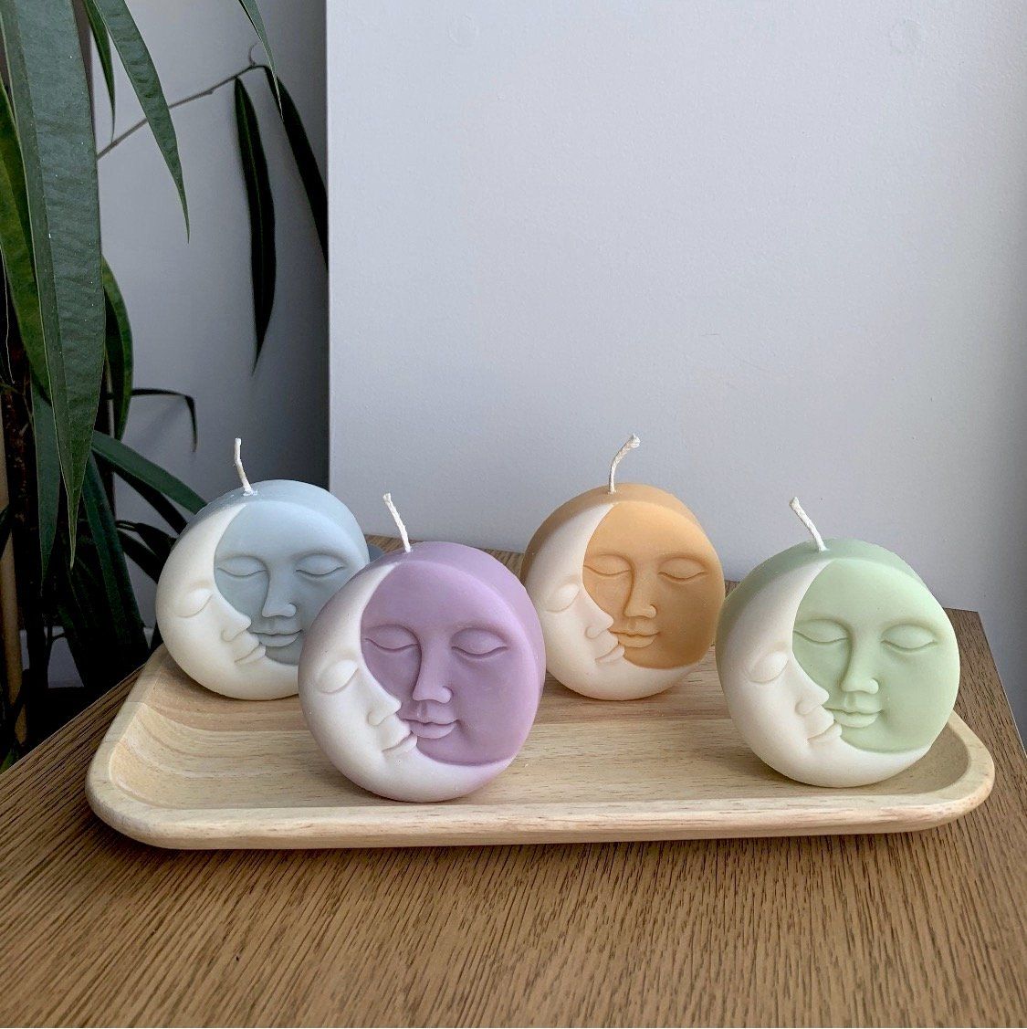 Sun and Moon Candle | Duo Tone