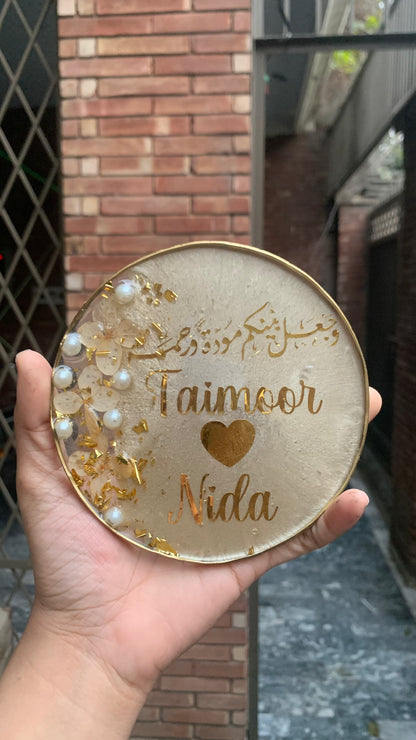 Elegant 3D Floral Plaques