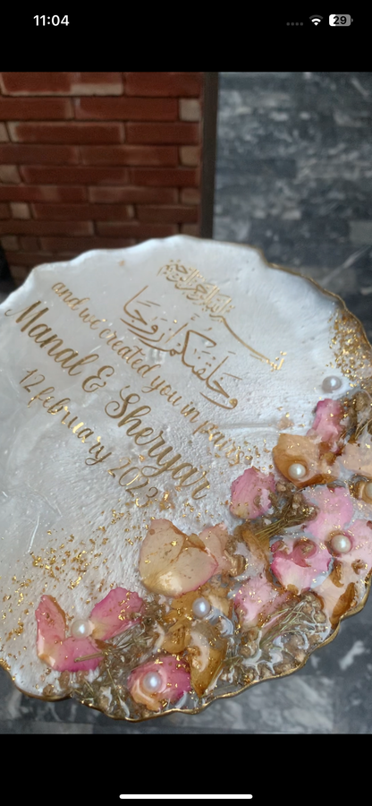 Elegant 3D Floral Plaques