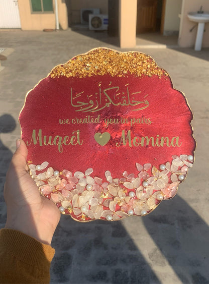 Elegant 3D Floral Plaques