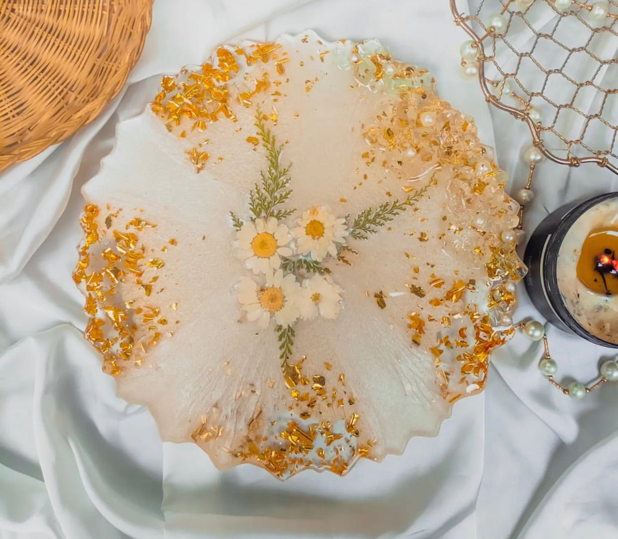 Floral Vanity Tray